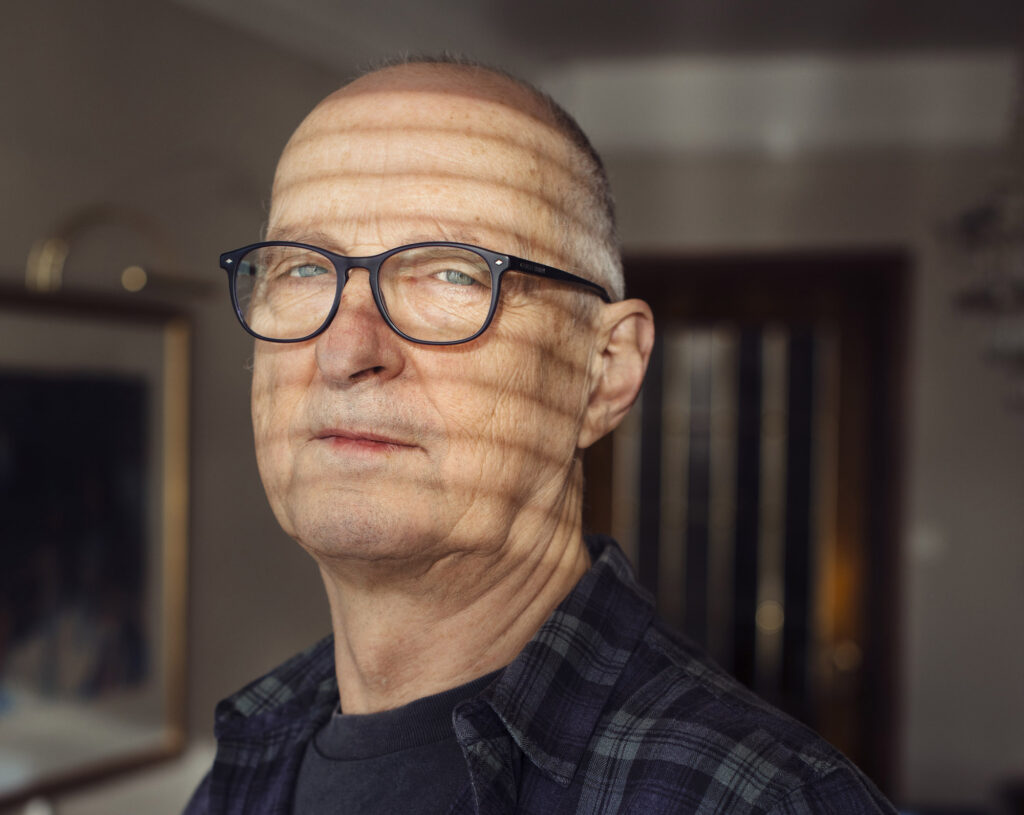 Knut Riisnæs fotografert i anledning intervjuet i 2016. Foto: Anne Valeur/Jazznytt